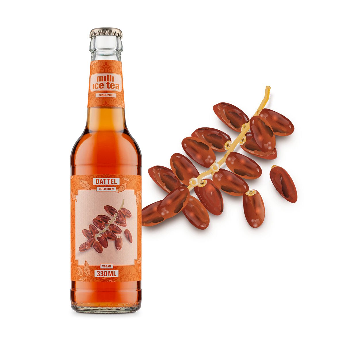 Eistee Dattel milli – Exotischer Ice Tea von milli Dattel Eistee – Der Pionier. Exotische Eistee Sorten von milli Ice Tea